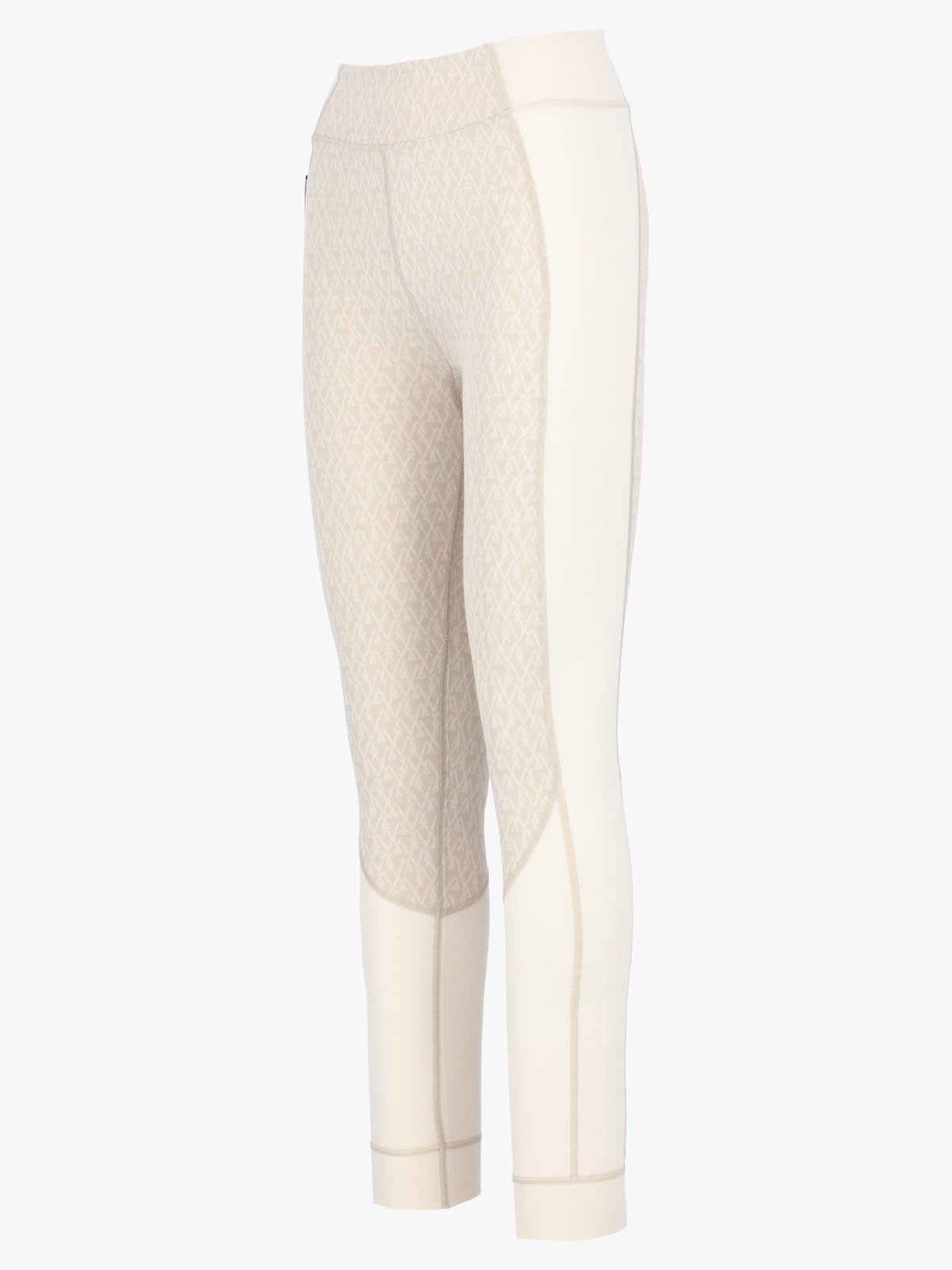 Twentyfour Aurora Aya Ull Tights D Gråhvit