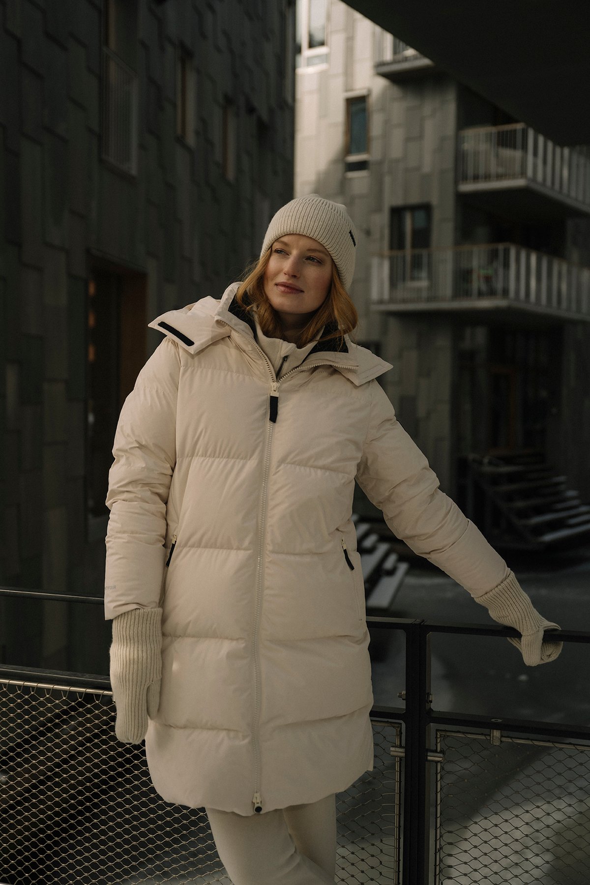 Twentyfour Mode Eli Dunparkas D Gråhvit