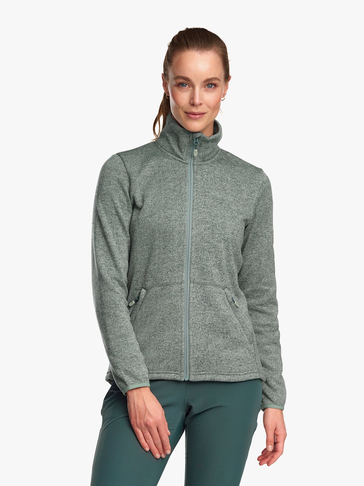 Twentyfour Finse Knitfleece D Mellomgrønn