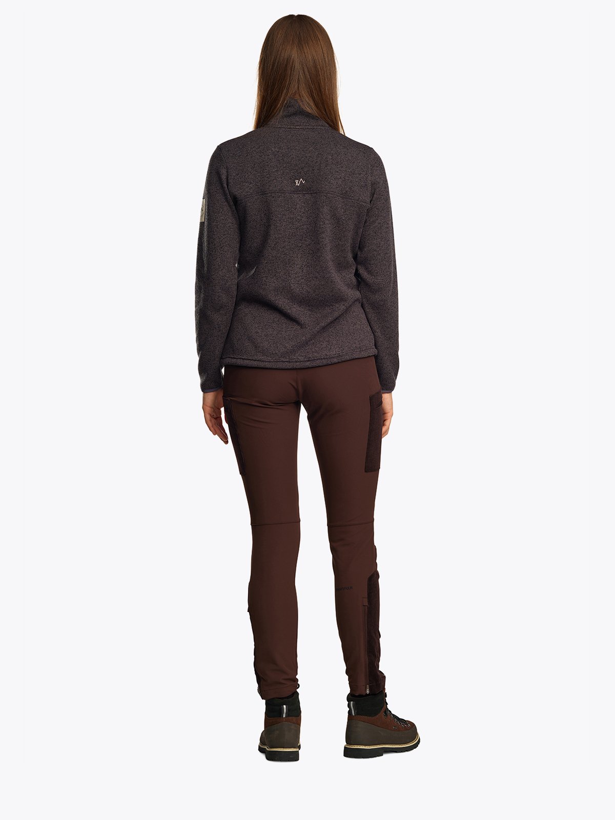 Twentyfour Finse Knitfleece D Skyggesort