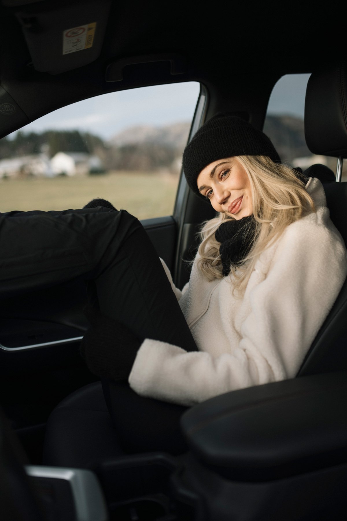 Twentyfour Finse LZ Sherpafleece D Gråhvit