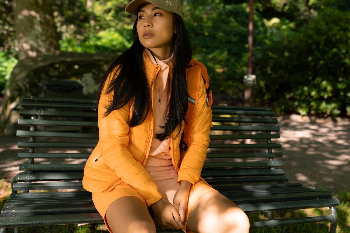 Twentyfour Flåm Dunjakke D Mandarin