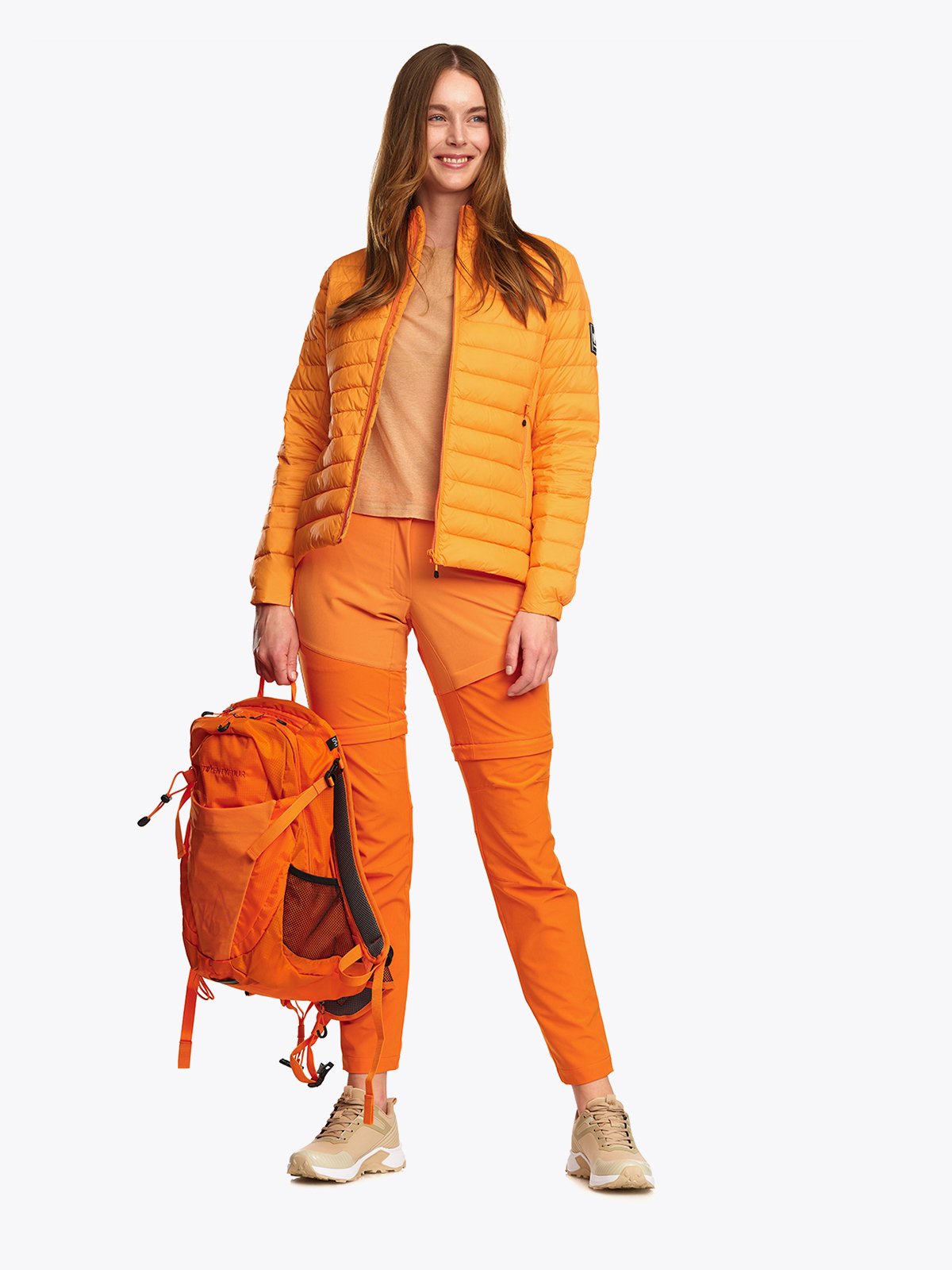 Twentyfour Flåm Dunjakke D Mandarin