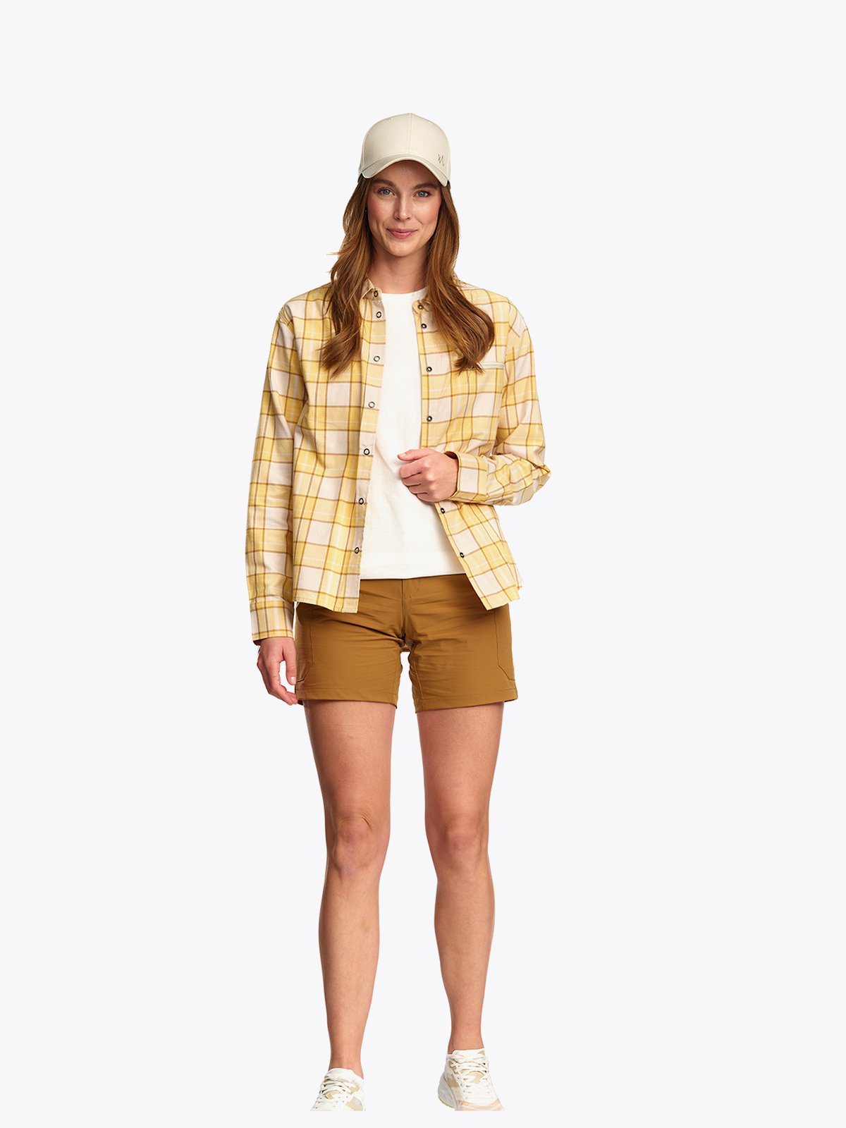 Twentyfour Mode Hike Skjorte D Gråhvit