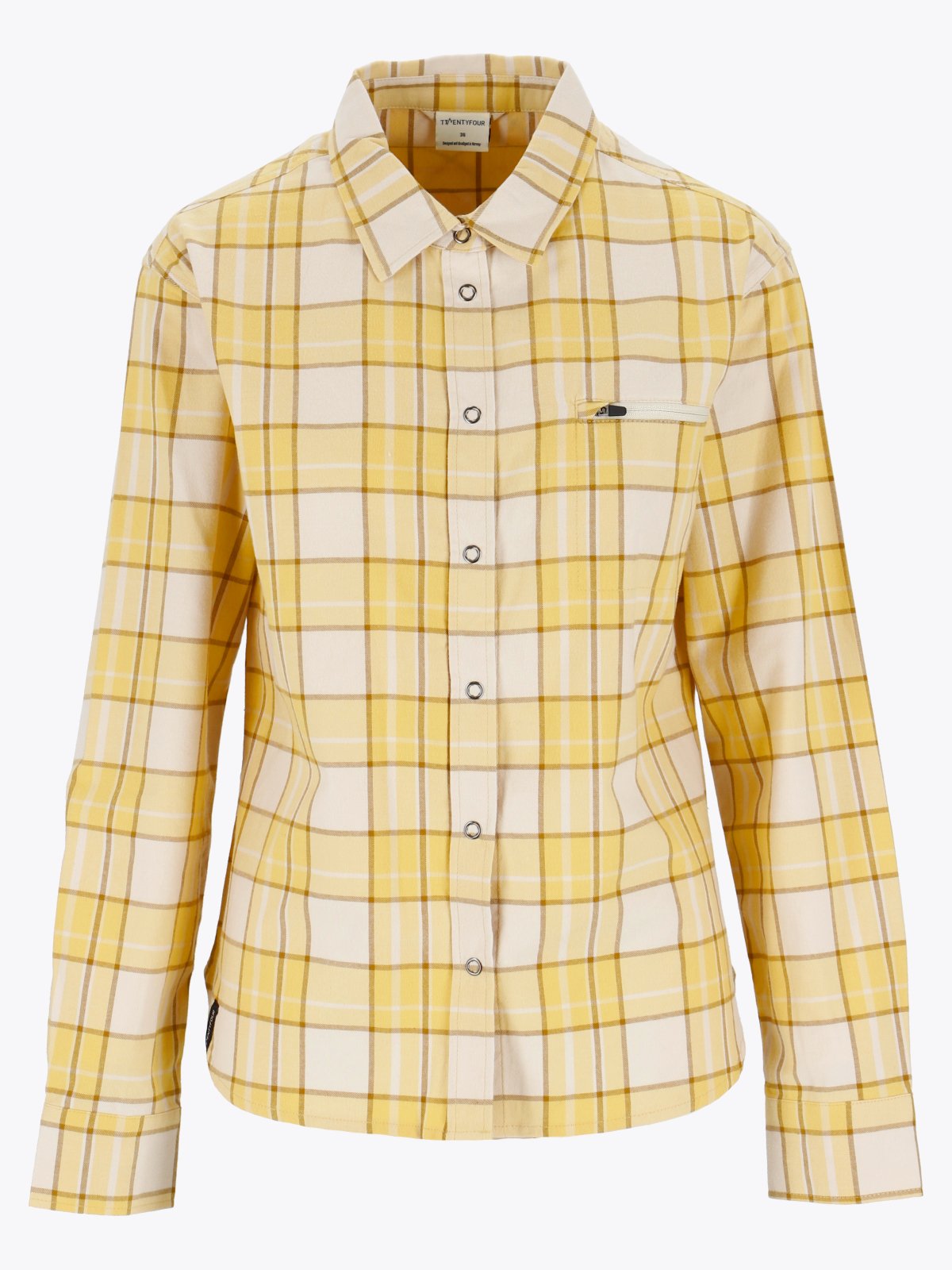 Twentyfour Mode Hike Skjorte D Gråhvit