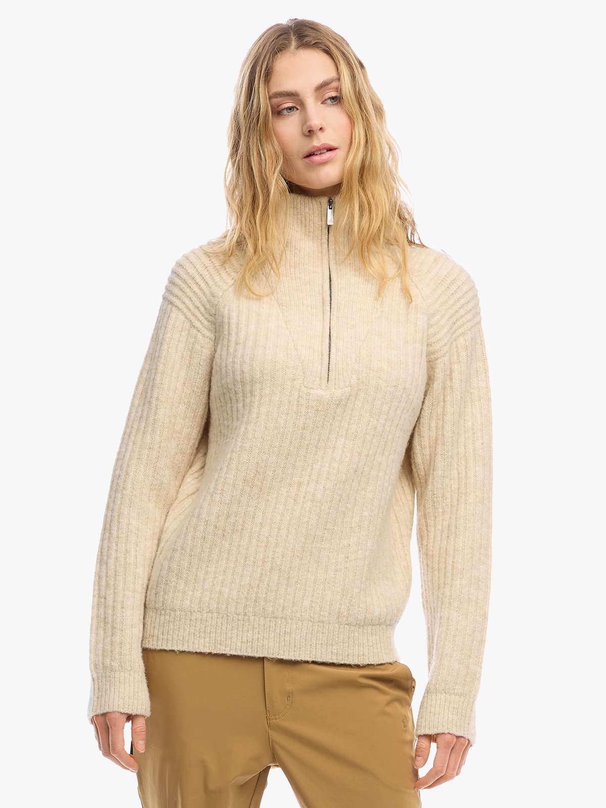 Twentyfour Mode Iris HZ Genser D Beige Mel