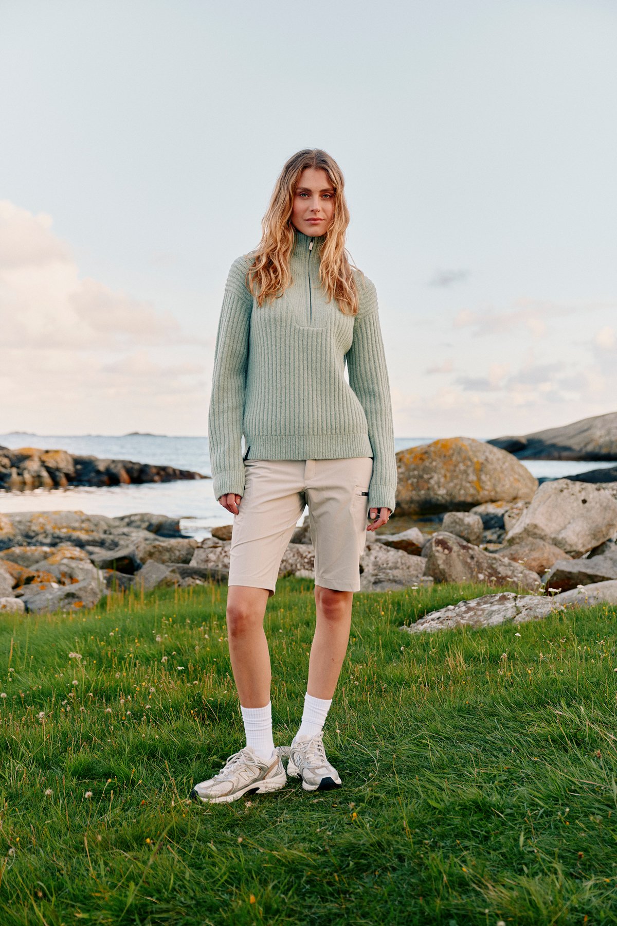 Twentyfour Mode Iris HZ Genser D Grågrønn