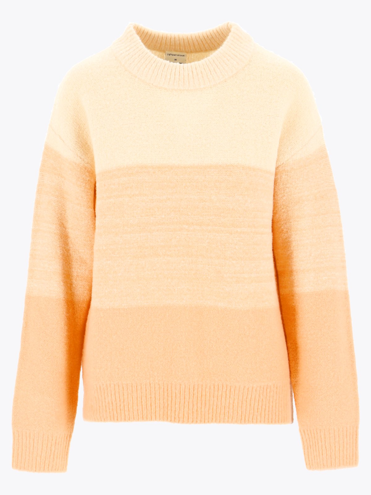 Twentyfour Mode Strikkegenser D Lys Fersken