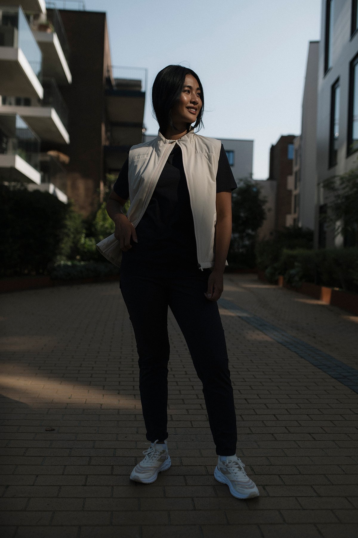 Twentyfour Mode Flex Vest D Gråhvit