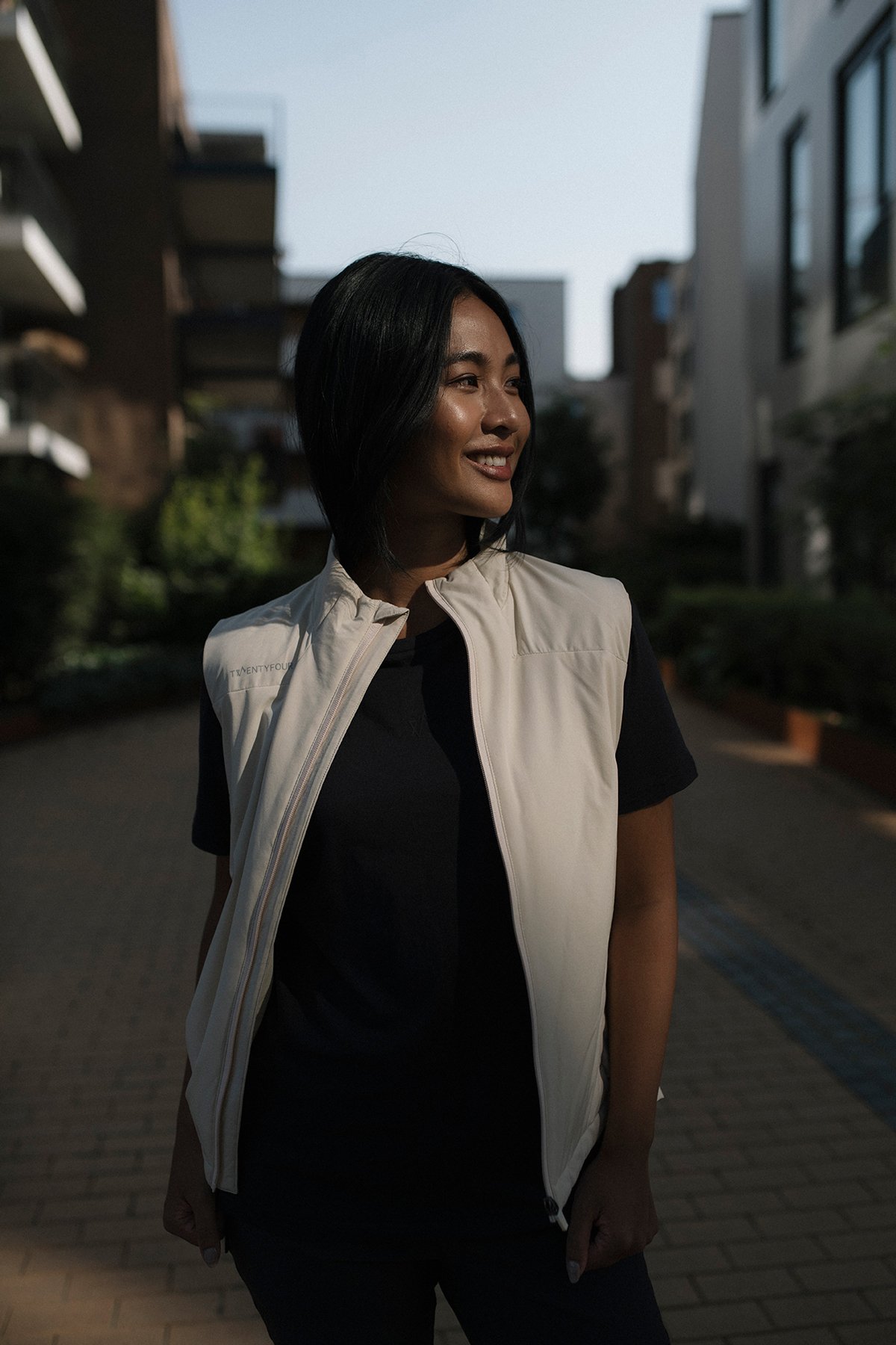 Twentyfour Mode Flex Vest D Gråhvit