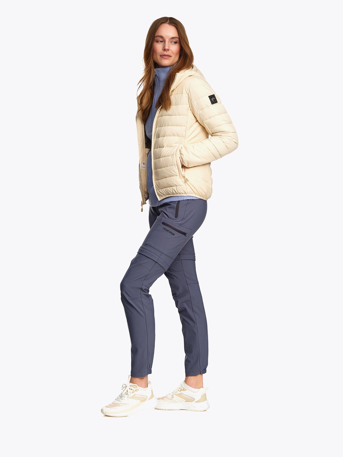 Twentyfour Mode Thermal Jakke D Gråhvit