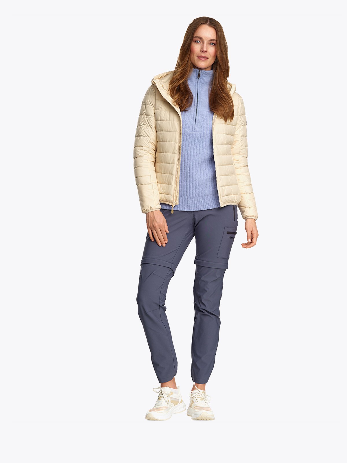 Twentyfour Mode Thermal Jakke D Gråhvit