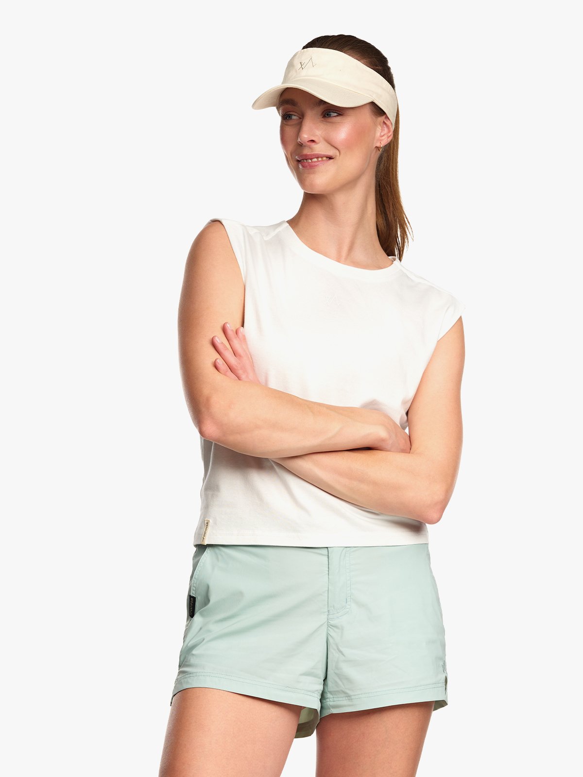 Twentyfour Mode Sleeveless Tee D Hvit