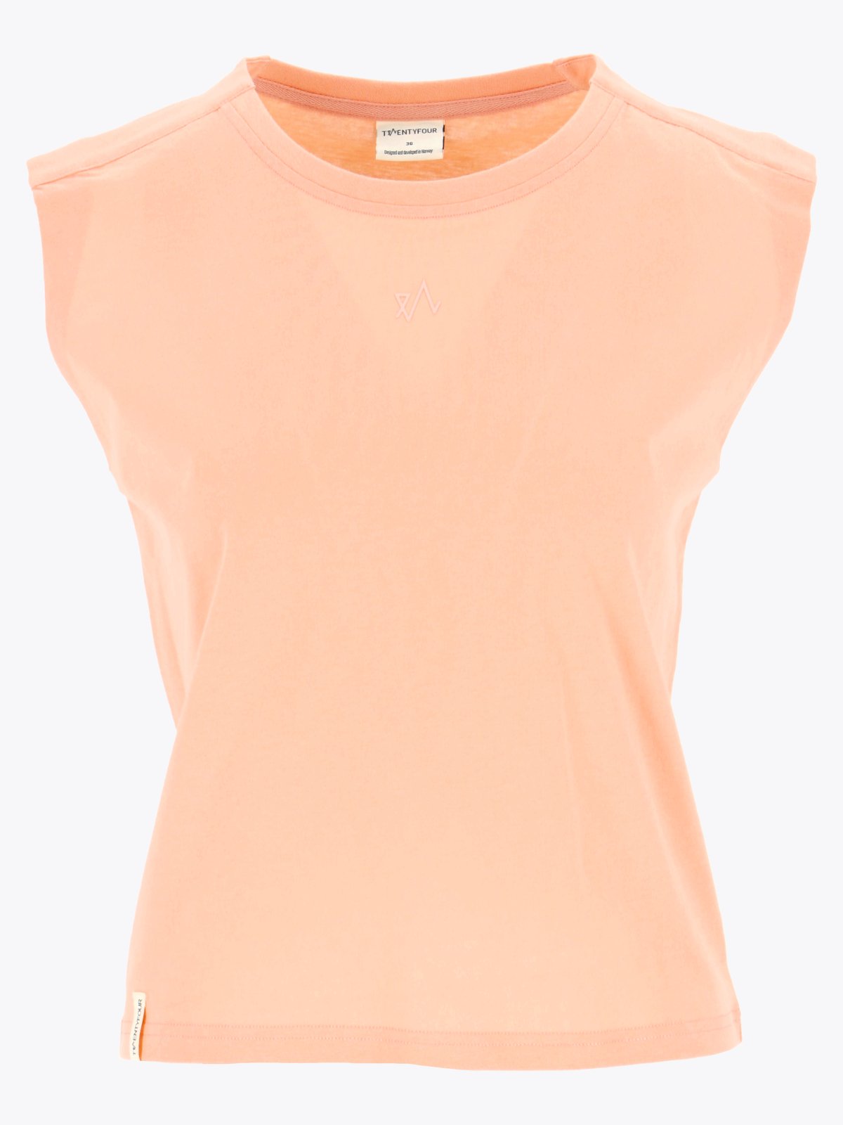 Twentyfour Mode Sleeveless Tee D Lys Fersken