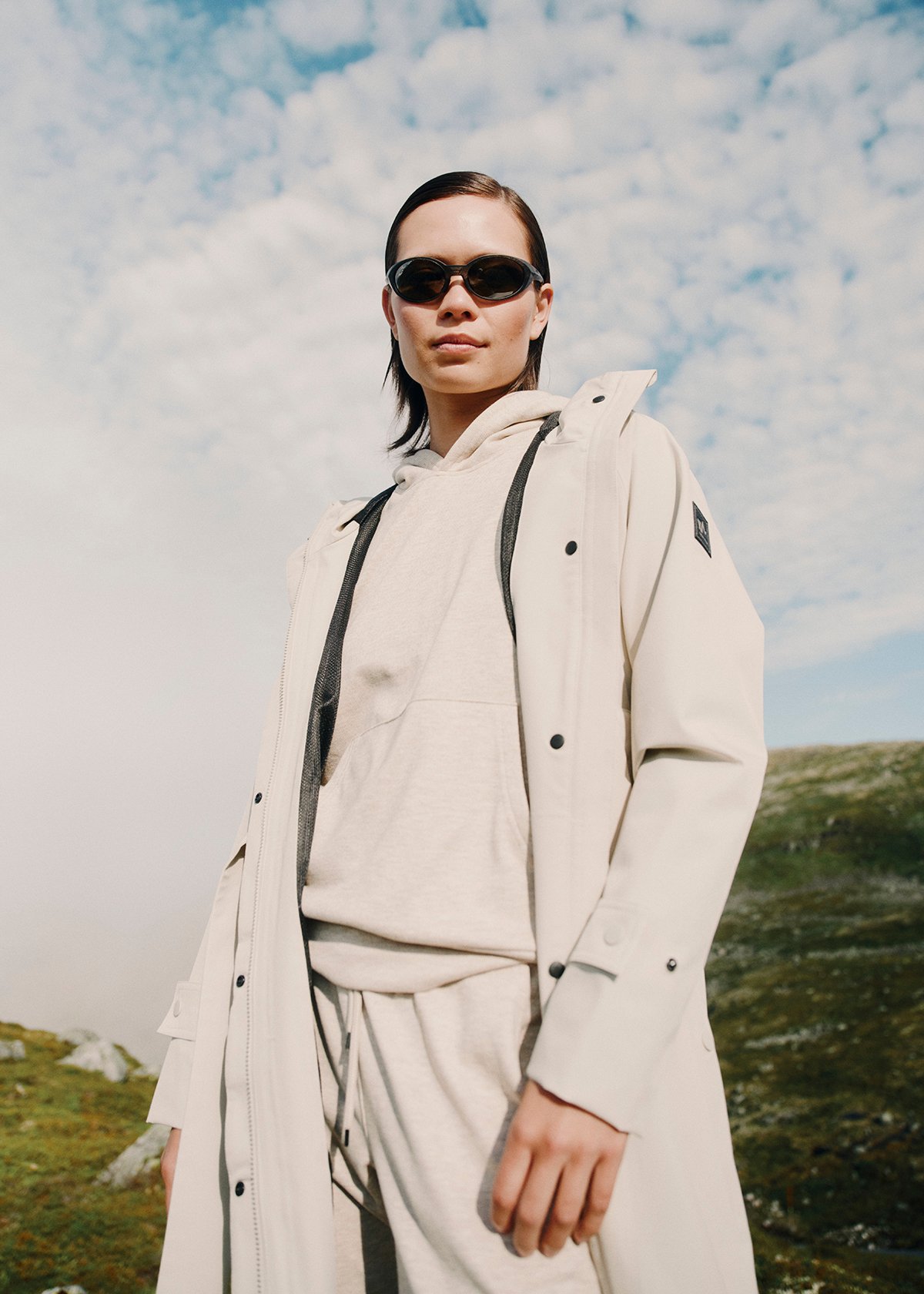 Twentyfour Mode 2-lags Cape D Varm Grå