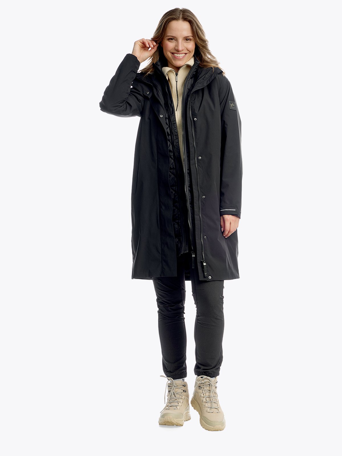 Twentyfour Mode 3 i 1 Parka D Sort