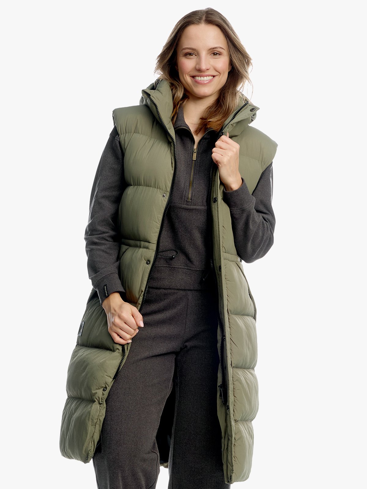 Twentyfour Mode Eva Puffy Vest D Furu