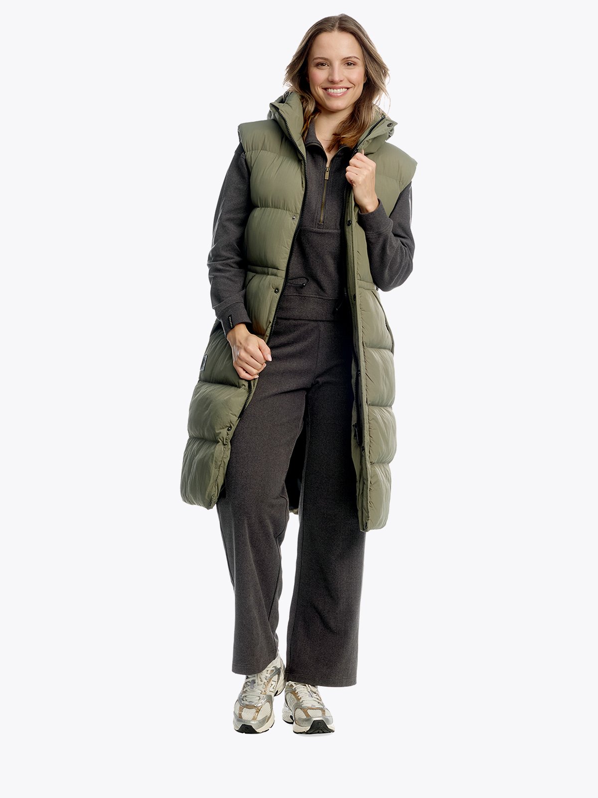 Twentyfour Mode Eva Puffy Vest D Furu