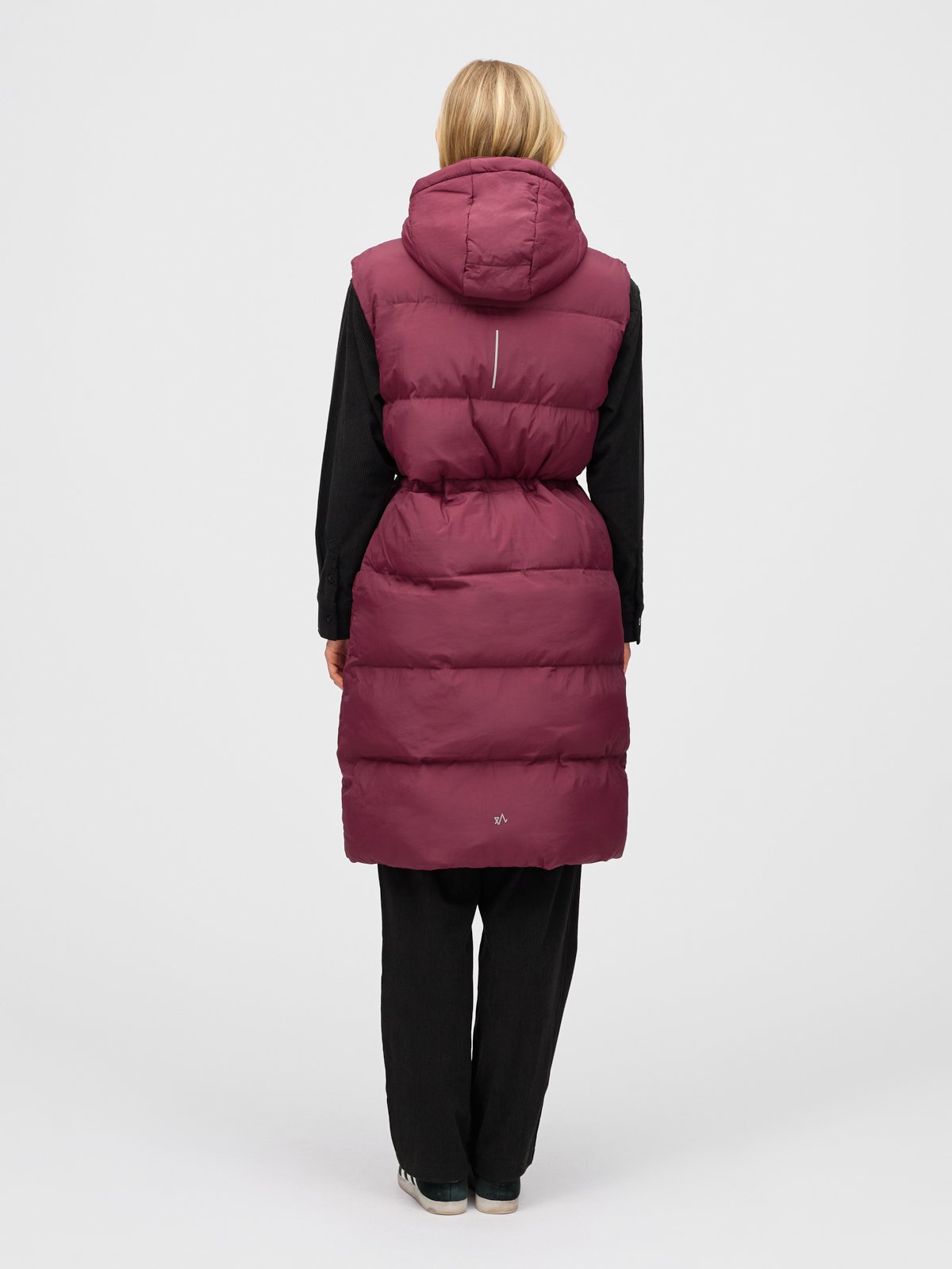 Twentyfour Mode Eva Puffy Vest D M Burgunder