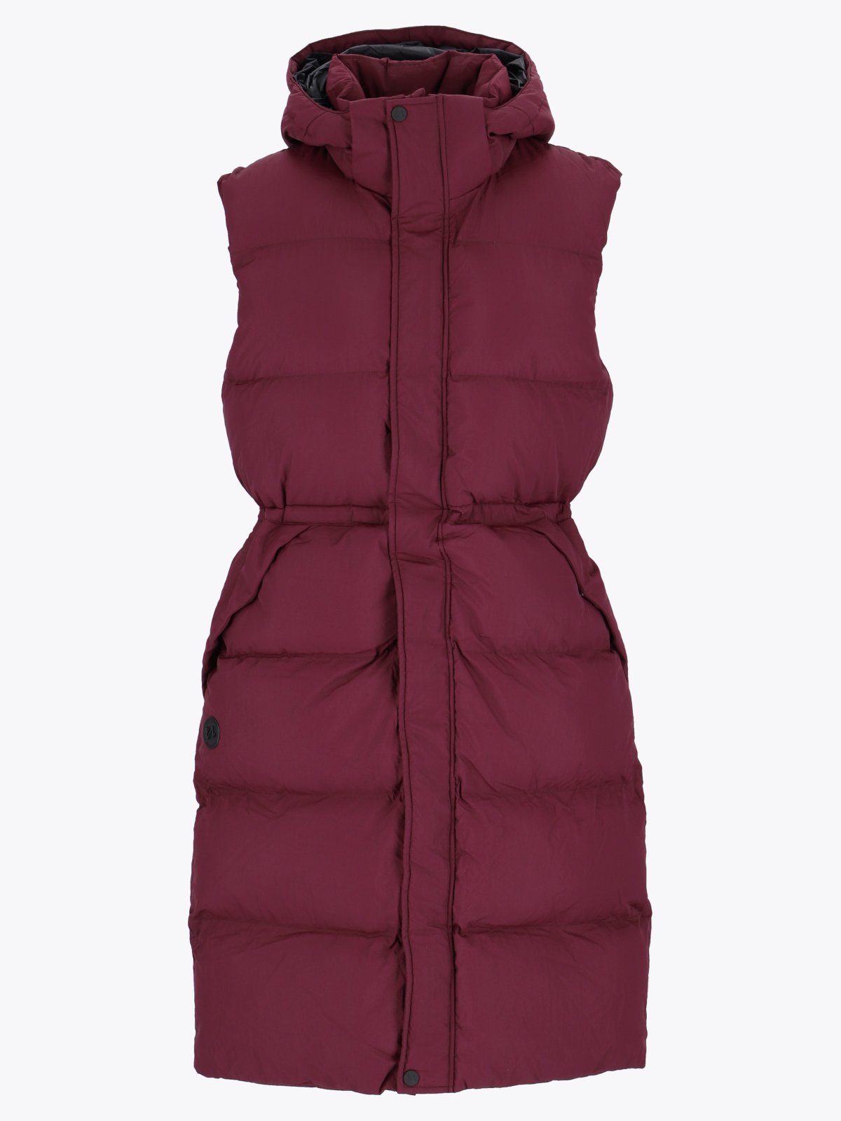 Twentyfour Mode Eva Puffy Vest D M Burgunder