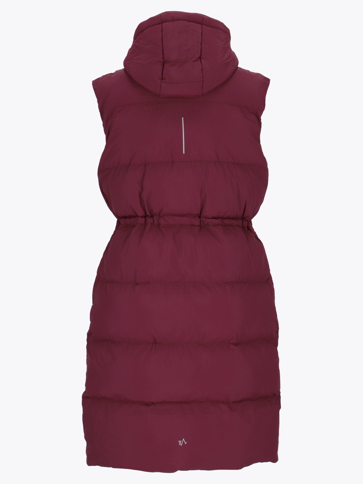 Twentyfour Mode Eva Puffy Vest D M Burgunder