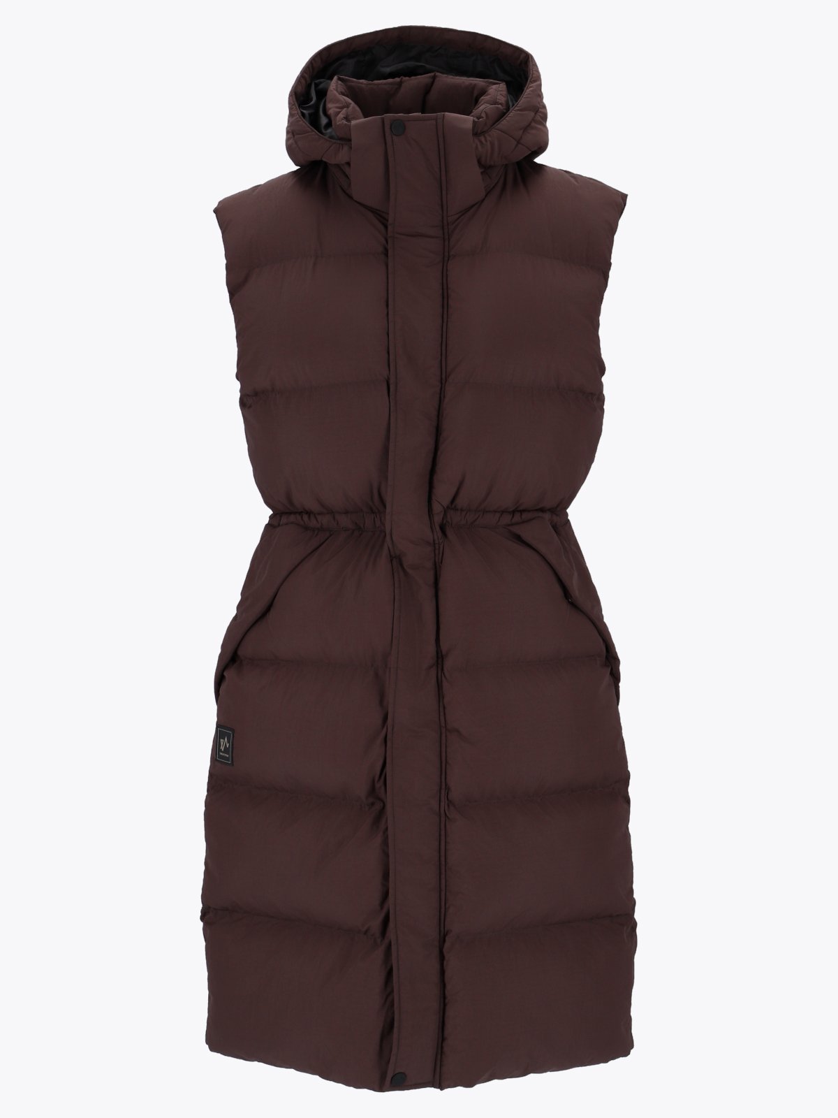 Twentyfour Mode Eva Puffy Vest D Mørk Brun