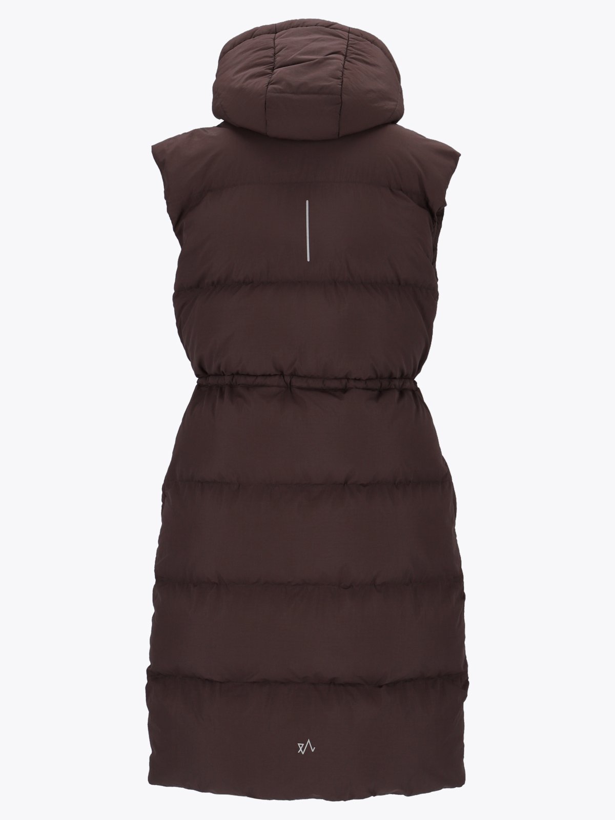 Twentyfour Mode Eva Puffy Vest D Mørk Brun
