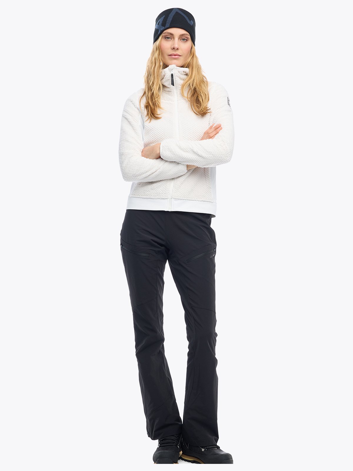 Twentyfour Isbre Air Fleece D Hvit