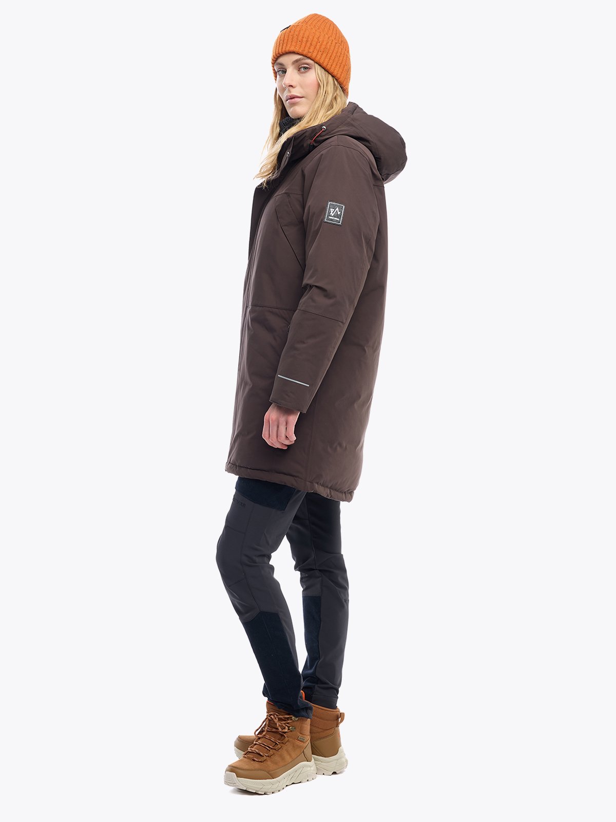 Twentyfour Finse Dunparkas D Mørk Brun