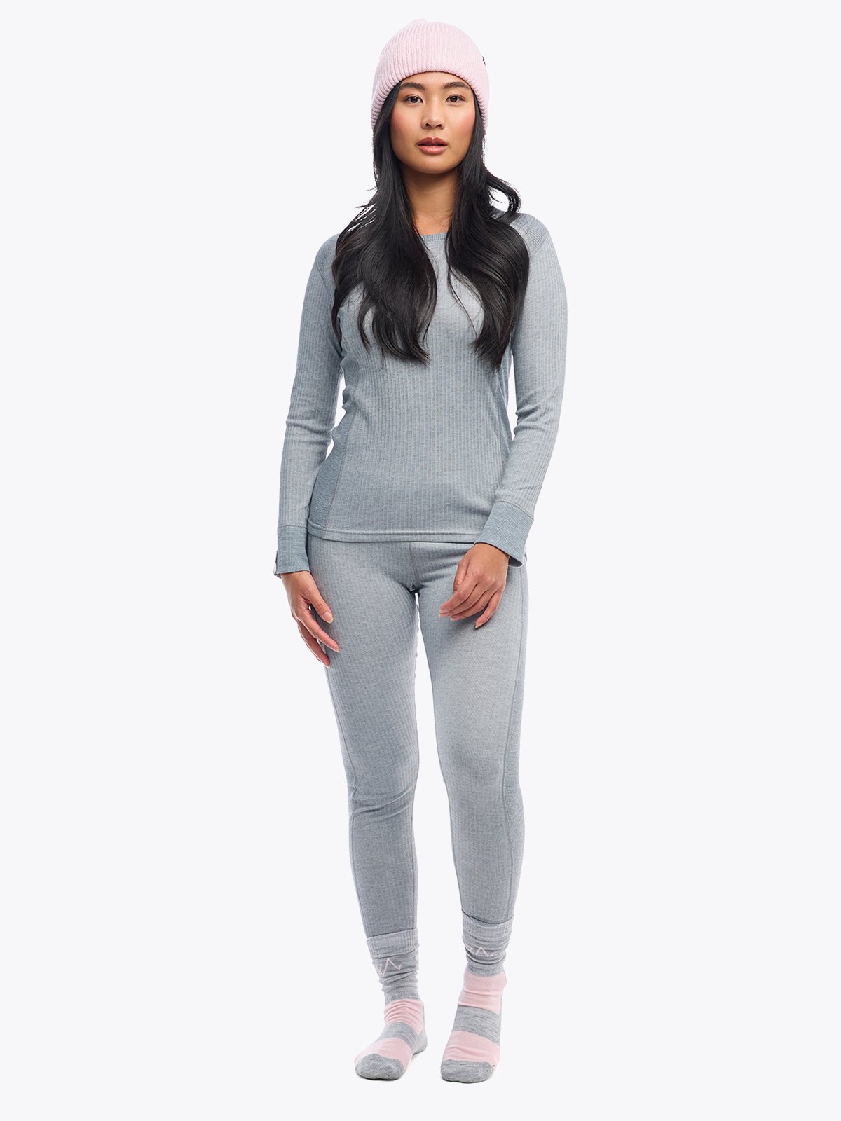 Twentyfour Finse Baselayer Sett D Lys Grå M
