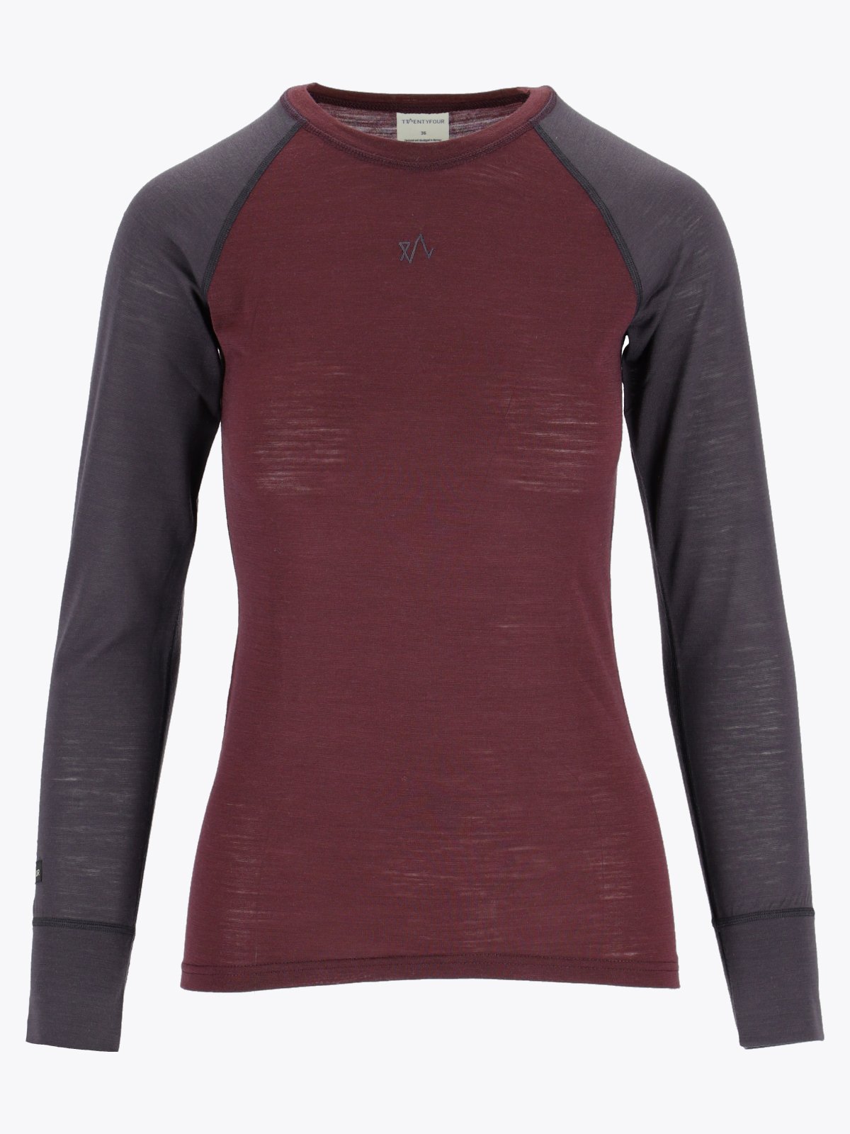 Twentyfour Finse Ullundertøy Sett D Dyp Plomme