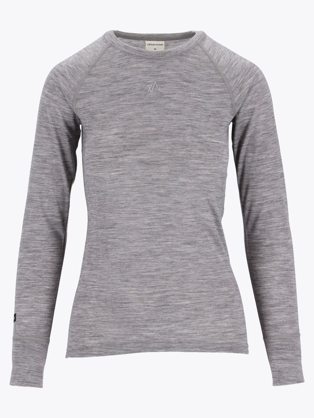 Twentyfour Finse Ullundertøy Sett D Gråmelert