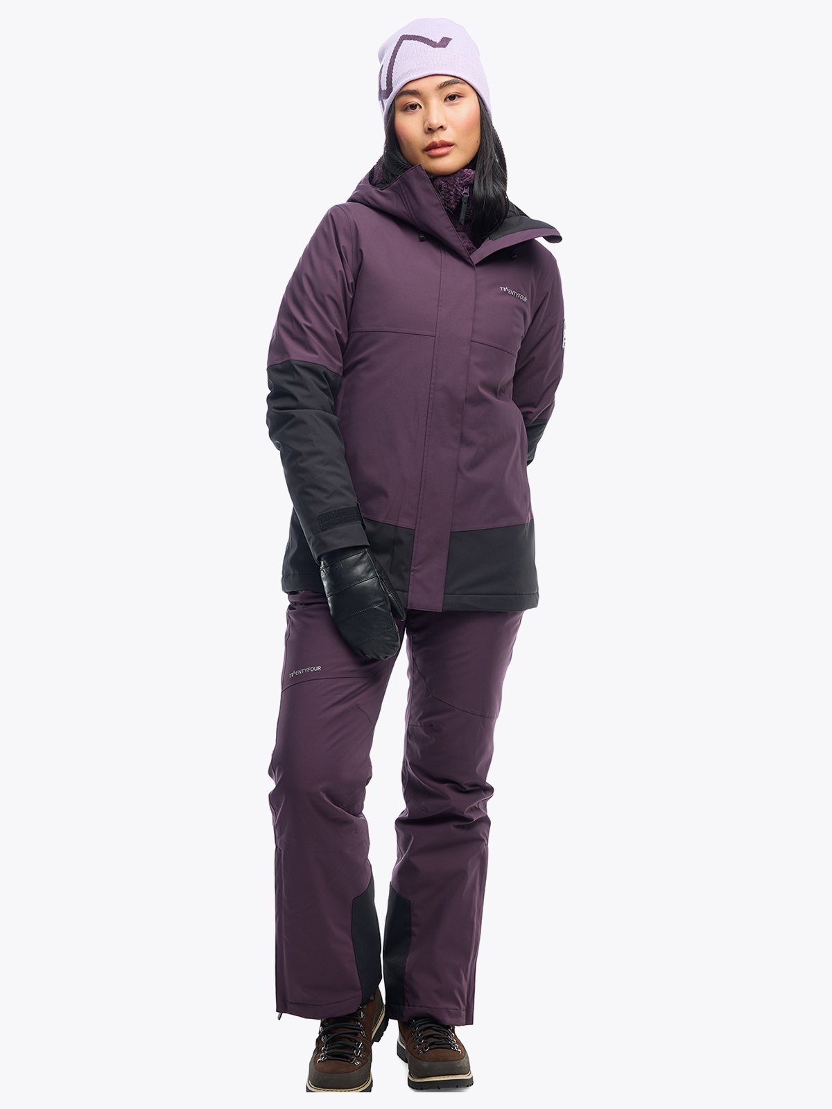 Twentyfour Isbre 120 Skalljakke D Dyp Plomme