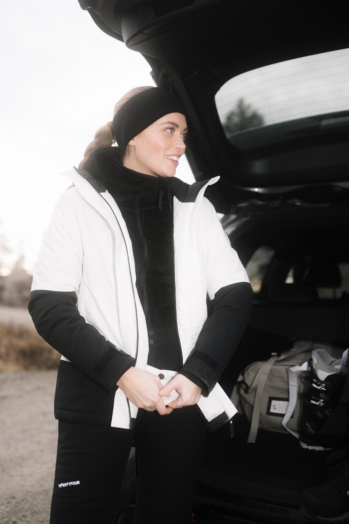 Twentyfour Isbre 120 Skalljakke D Hvit