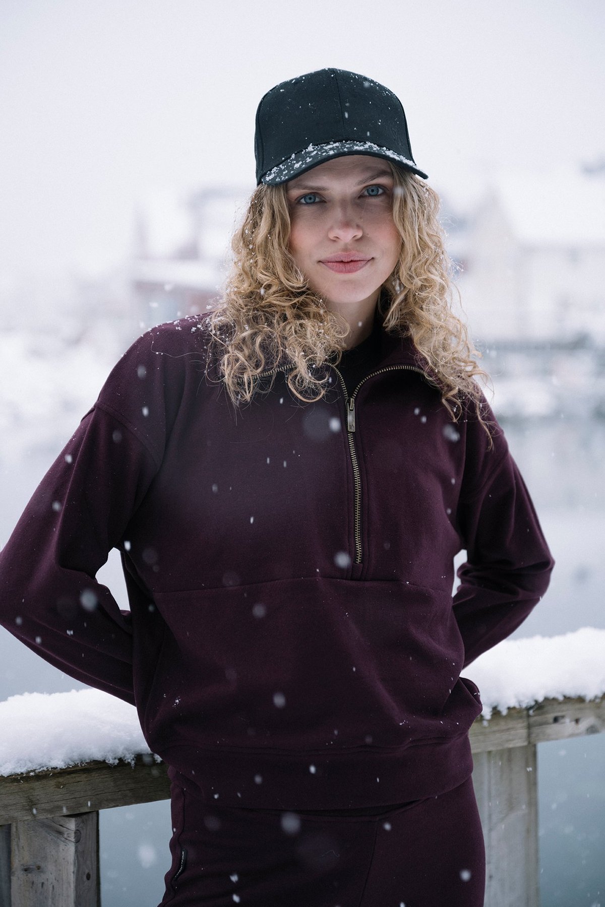 Twentyfour Mode Cozy HZ D M Burgunder