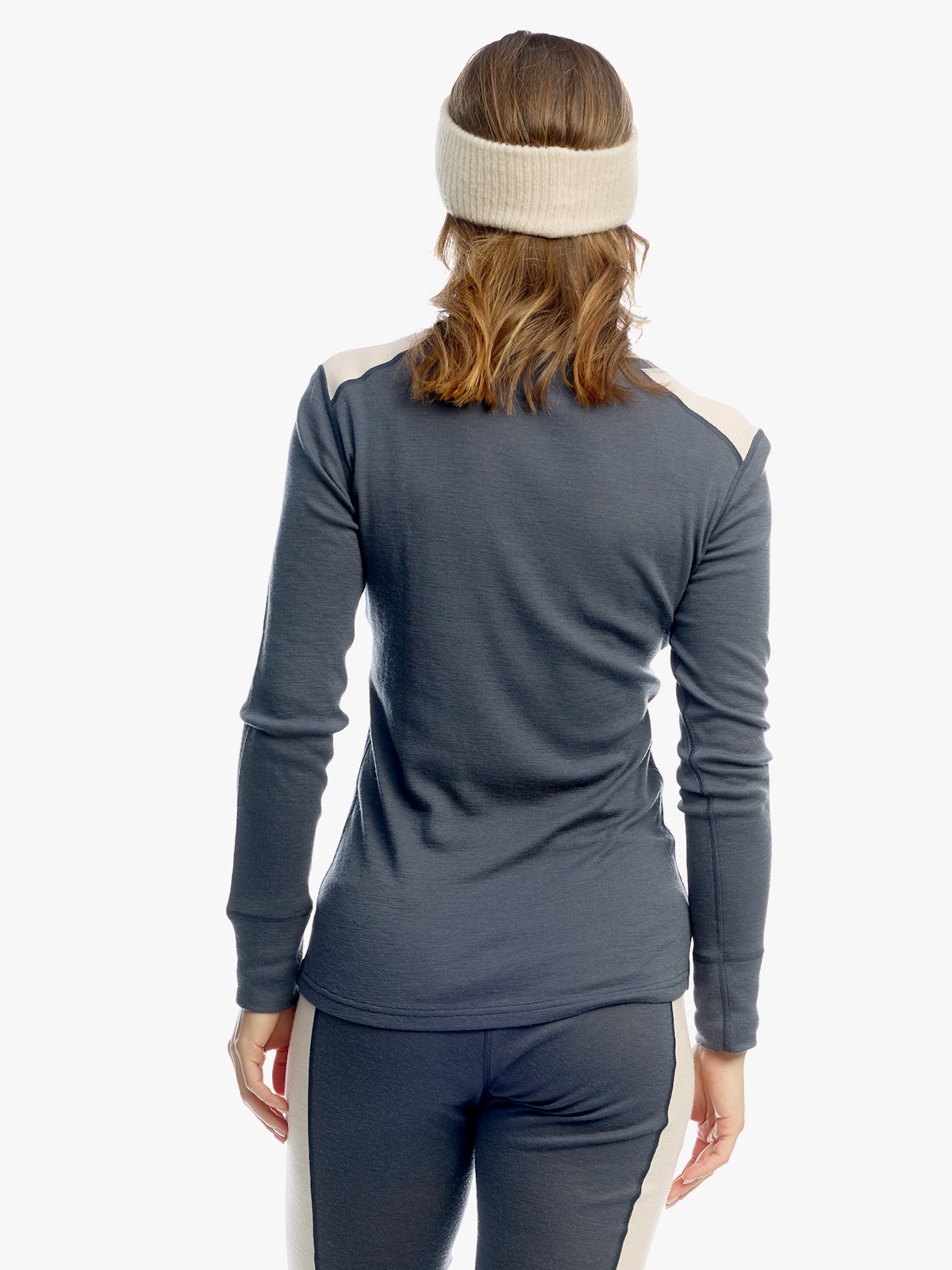 Twentyfour Finse Merino LS Topp D Blekkblå