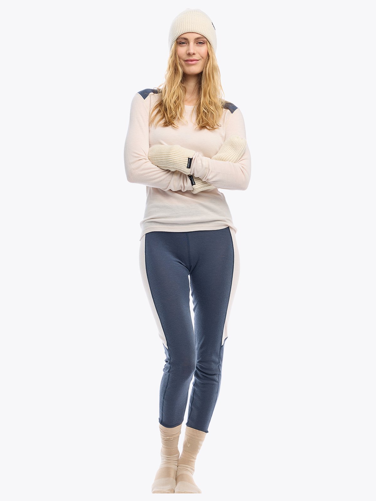 Twentyfour Finse Merino Tights D Blekkblå
