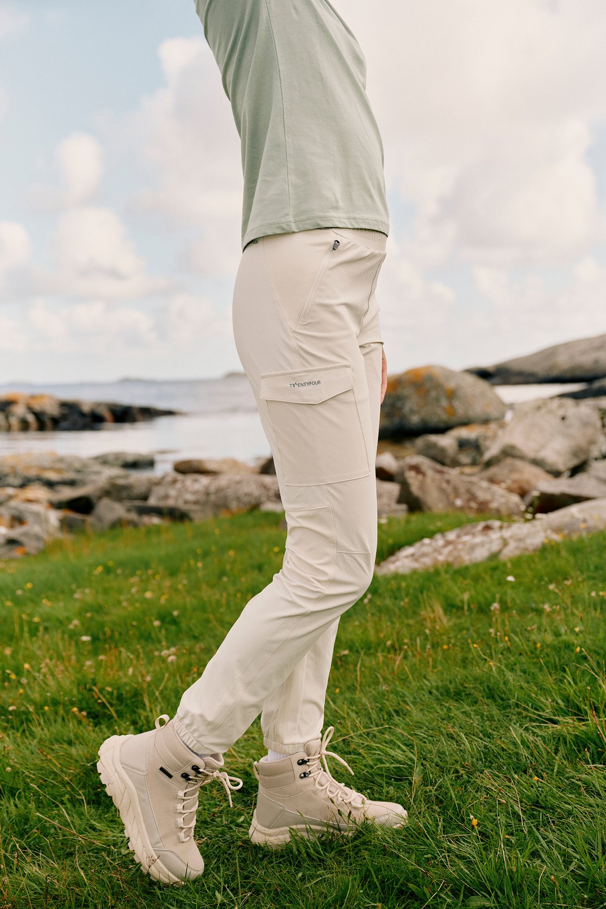 Twentyfour Venture Air Bukse D Gråhvit