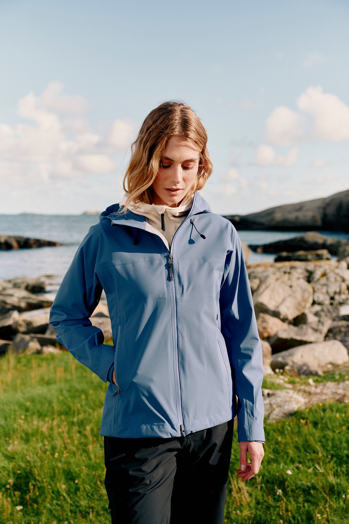 Twentyfour Venture 3L Skalljakke D Indigo