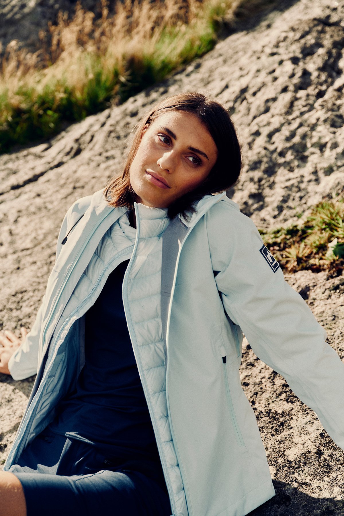 Twentyfour Venture 3L Skalljakke D Isblå