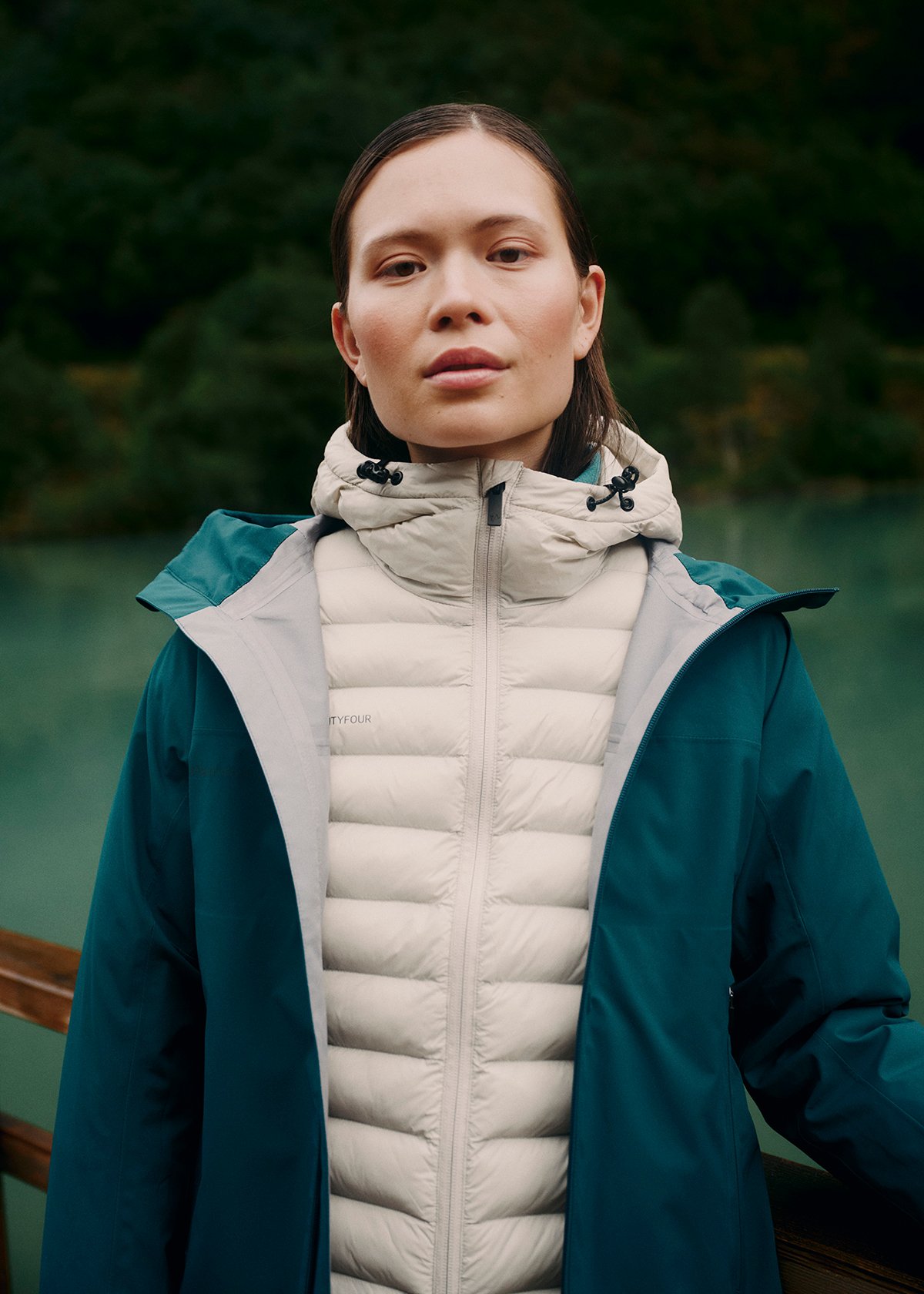 Twentyfour Venture 3L Skalljakke D Mørk Grønn