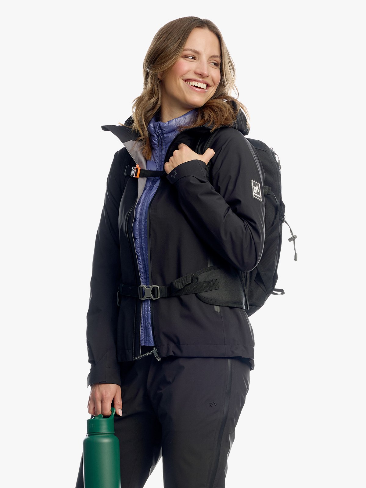 Twentyfour Venture 3L Skalljakke D Sort