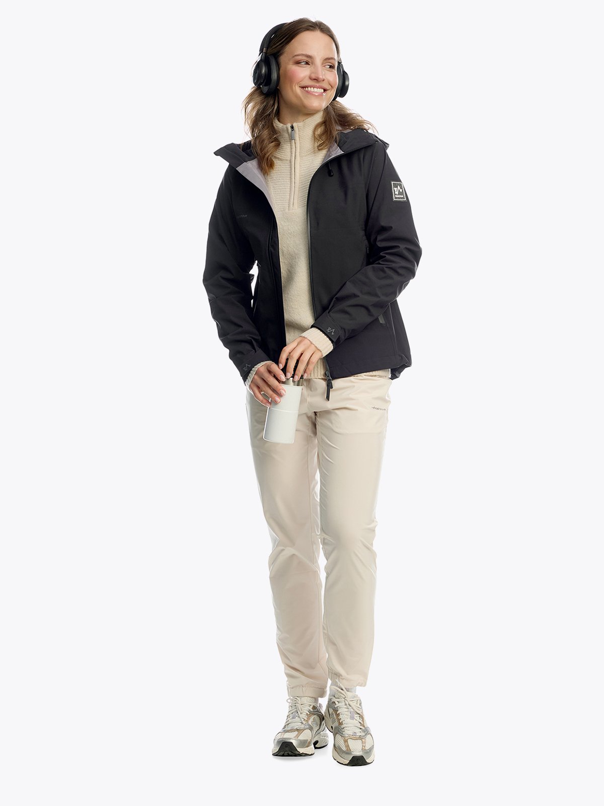 Twentyfour Venture 3L Skalljakke D Sort