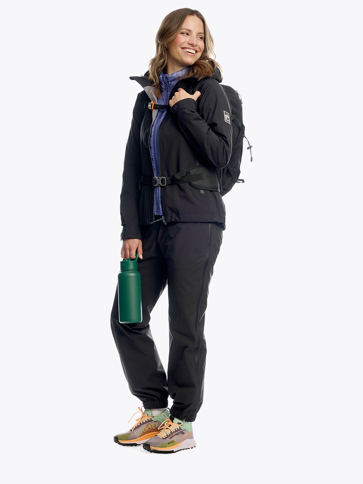 Twentyfour Venture 3L Skalljakke D Sort