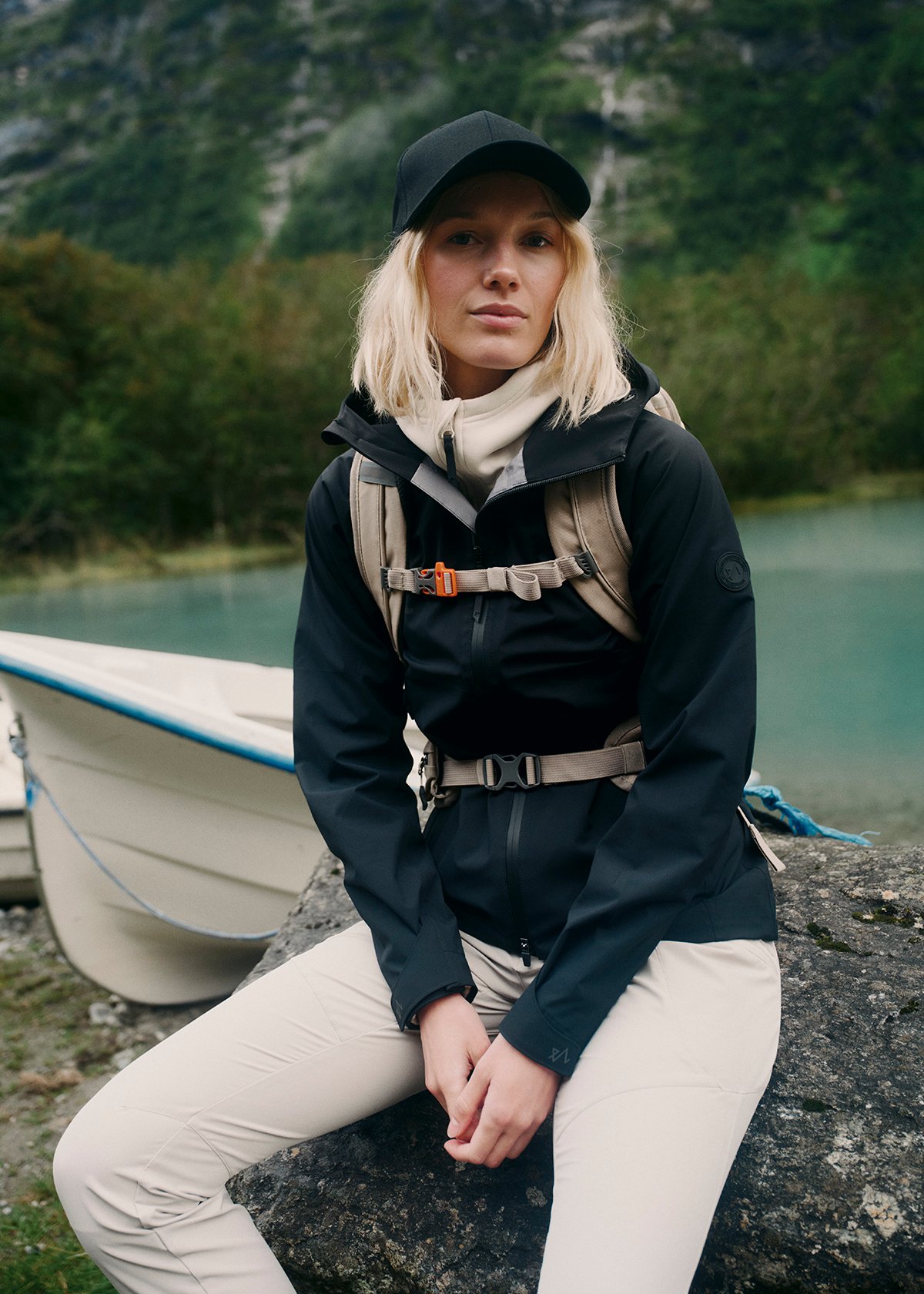 Twentyfour Venture 3L Skalljakke D Sort