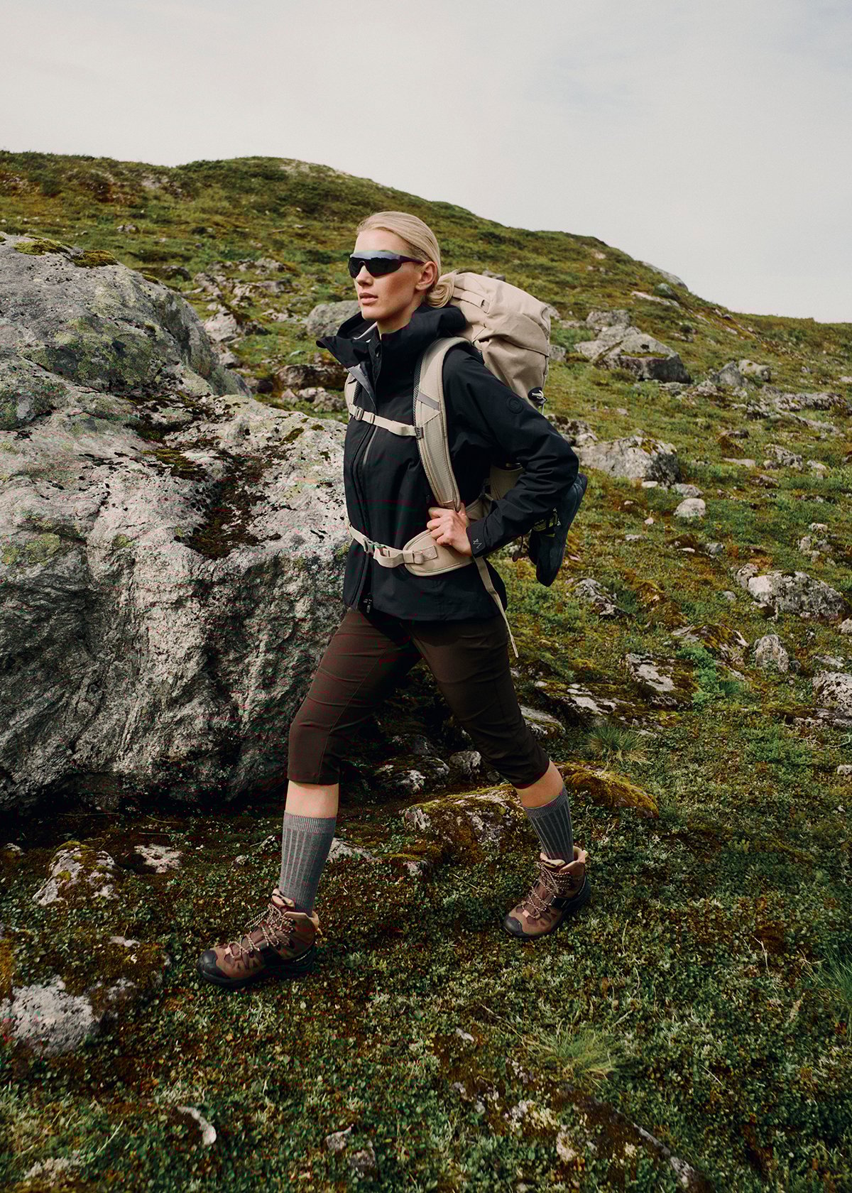 Twentyfour Venture 3L Skalljakke D Sort