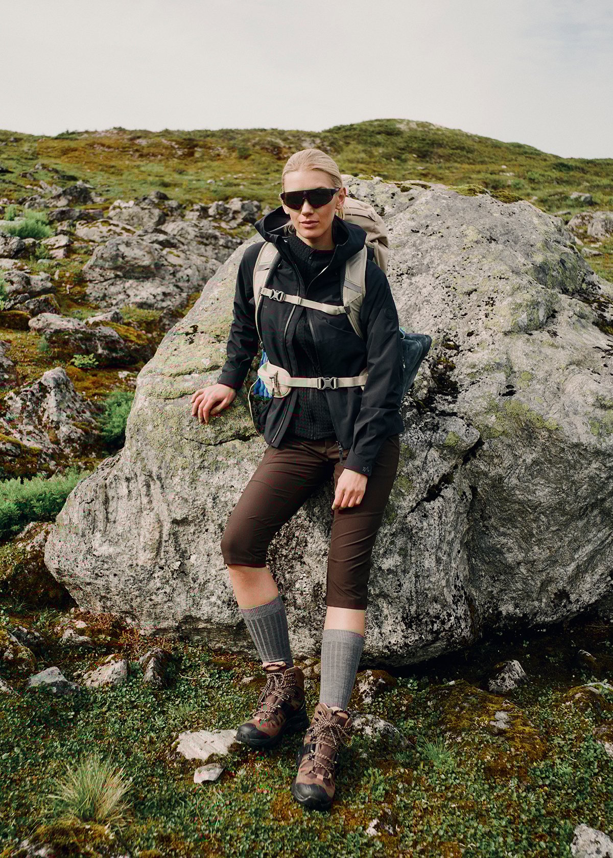 Twentyfour Venture 3L Skalljakke D Sort