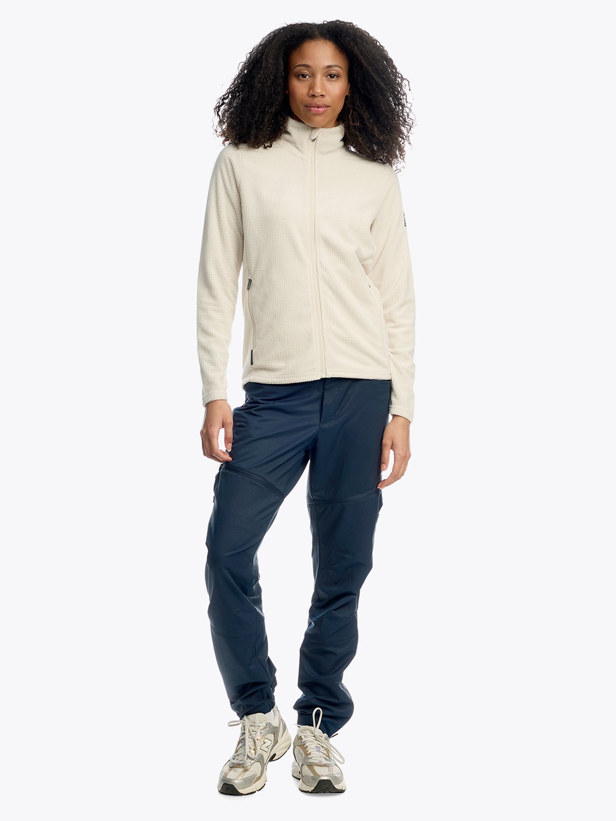 Twentyfour Venture Light Fleece LZ D Gråhvit