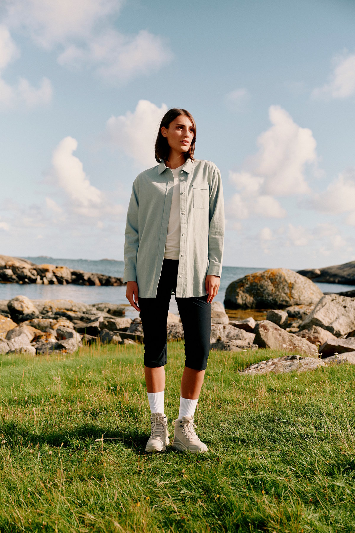 Twentyfour Mode Skjorte D Grågrønn