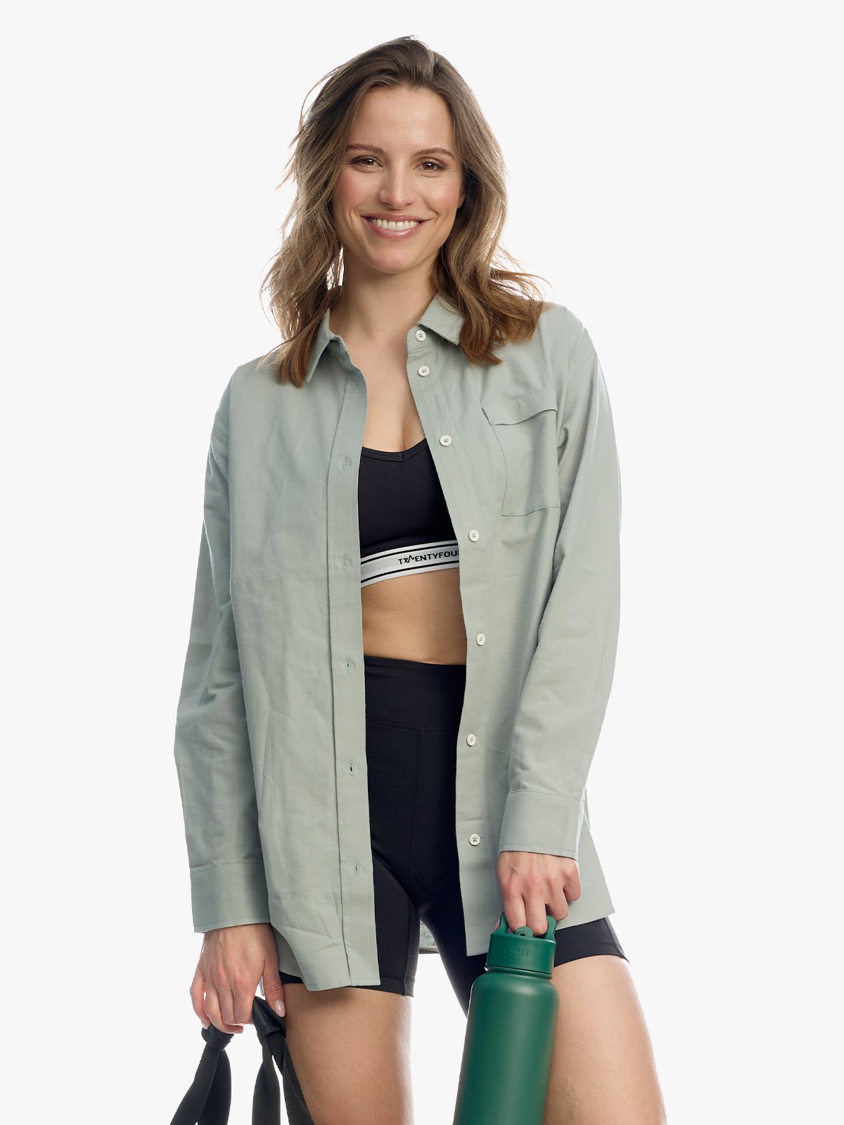 Twentyfour Mode Skjorte D Grågrønn